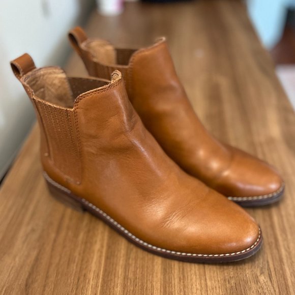 Madewell Ainsley Chelsea Boot in English Saddle, Size 8 - Picture 2 of 8